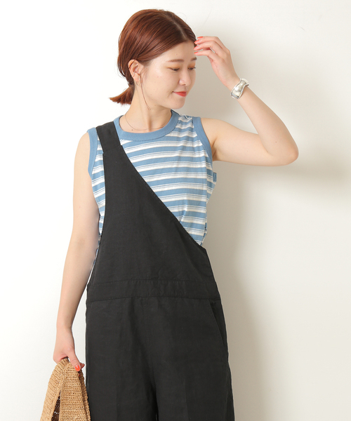 Spick＆Span タンクトップ 「MEYAME / メヤメ」 RANDAM BORDER