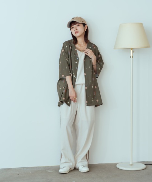 ROOP TOKYO シャツ スラブポリ スプラッシュ ドットSSシャツ 総