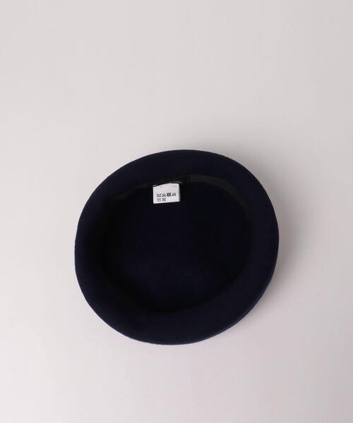 To b. by agnes 帽子 ベレー帽 LOVE YOU 刺繍 ベレー レディース