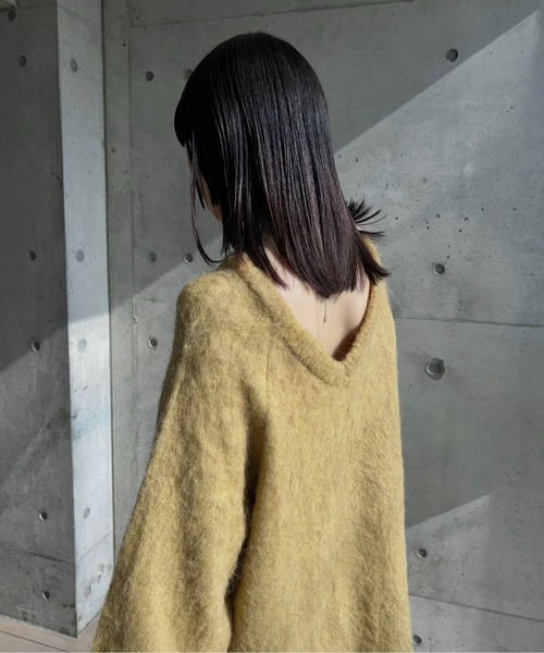 y/m by RIKA ニット セーター モヘア2WAYトップス レディース  