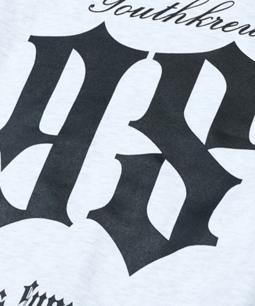 トレーナー スウェット YOUTHKREW ／スポーティーVネックプルオーバー（裏起毛）　2985623 レディース YOUTHKREW トレーナー スウェット ／スポーティーVネックプル