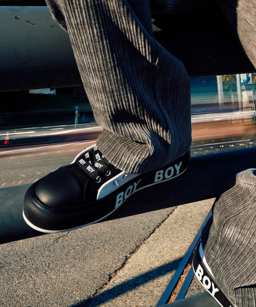 BOY LONDON スニーカー 「BOY LONDON」BOY MONO CANVAS HIGH-CUT