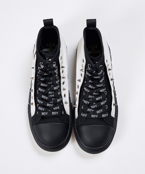 BOY LONDON スニーカー 「BOY LONDON」BOY MONO CANVAS HIGH-CUT
