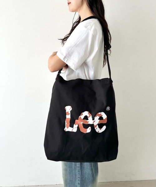 Lee（リー） トートバッグ COW アニマル柄 プリント キャンバス ビッグ