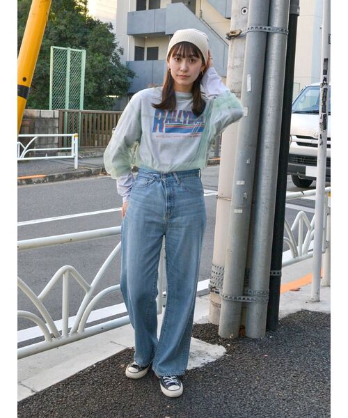 ungrid チュールレイヤードルーズシャツ 展示会人気NO.1】チュールレイヤードルーズシャツ｜アングリッド