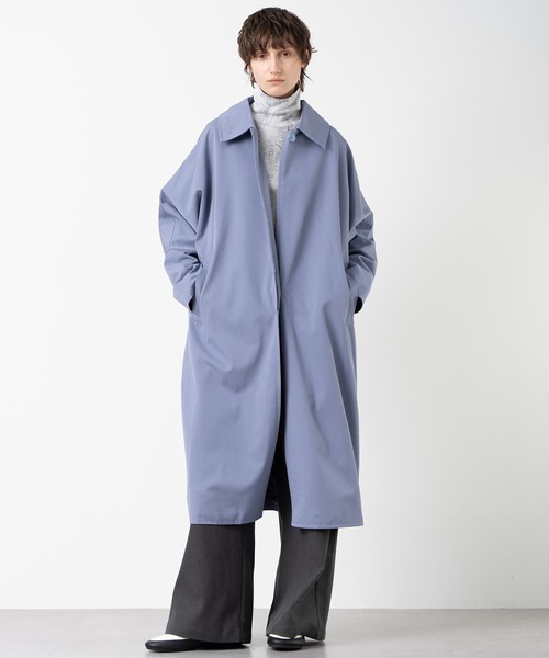 ステンカラーコート コート 「ELOOPS」コクーンスリーブステンカラー