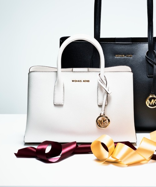 MICHAEL KORS ハンドバッグ RUTHIE ペブルレザー サッチェル