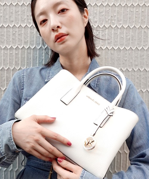 MICHAEL KORS ハンドバッグ RUTHIE ペブルレザー サッチェル