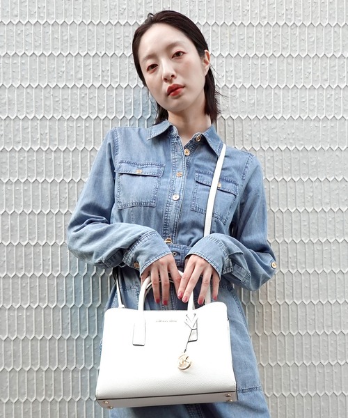 大人気★MICHAEL KORS RUTHIE ペブルレザー サッチェル スモール RUTHIE(ルーシー) ペブルレザー サッチェル スモール