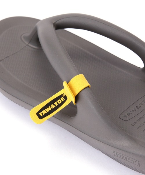 サンダル・ミュール TAW&TOE Zerovity OG Gray Z-FF-GRAJ TAW&TOE - Flipflop Zerovity OG - リカバリーサンダル - Warm