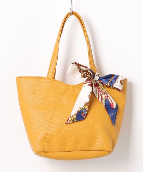 ハンドバッグ スカーフ付き 軽量 軽い 通勤 通学 ビジネス お仕事