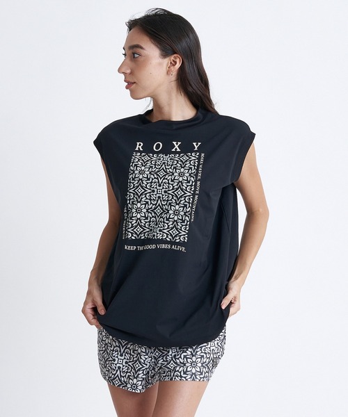 ROXY(ロキシー)★ノースリーブラッシュガードWT749JPX ROXY ラッシュガード FRESCO TILE/ロキシーノースリーブラッシュ