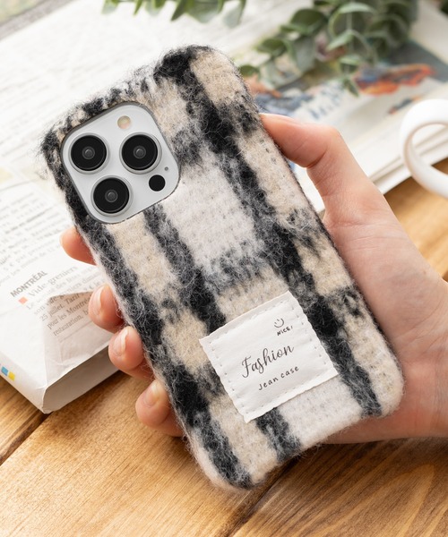 emonique（エモニーク） スマホケース iPhoneケース カバー ウール風