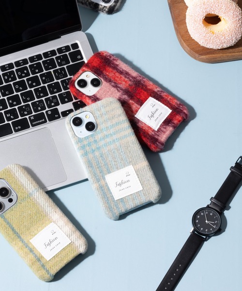 emonique（エモニーク） スマホケース iPhoneケース カバー ウール風