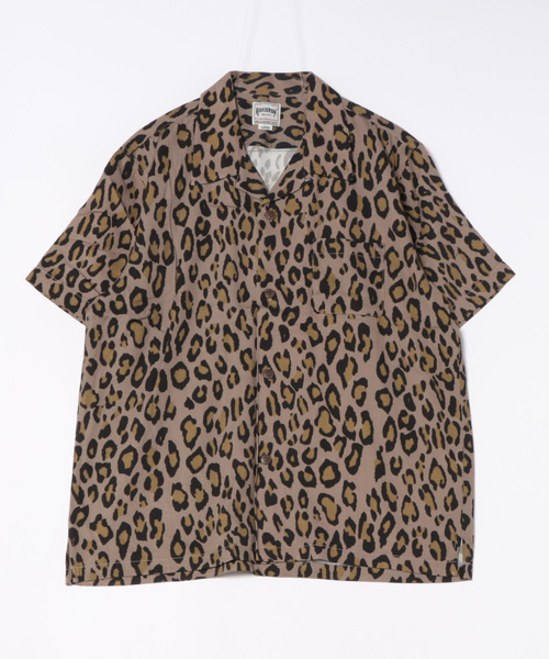 ブラウス シャツ HOUSTON/ヒューストン 41103 ALOHA SHIRT (LEOPARD) / アロハシャツ / HS411 レディース HOUSTON ブラウス シャツ HOUSTON/ヒューストン 41103 ALOHA