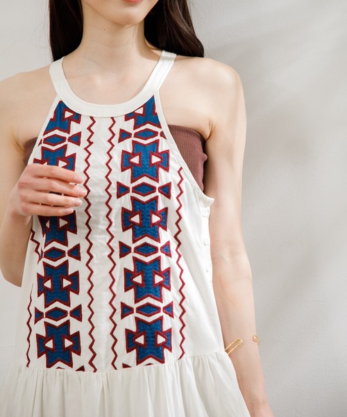 AMERICAN RAG CIE（アメリカンラグシー） ワンピース LEIN 幾何学柄