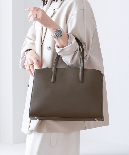【良品✨️】BURBERRYサフィアーノレザー トートバッグ ビジネスバッグA4可 高級サフィアーノレザー 大容量 トートバッグ レディース 本革 A4 通勤