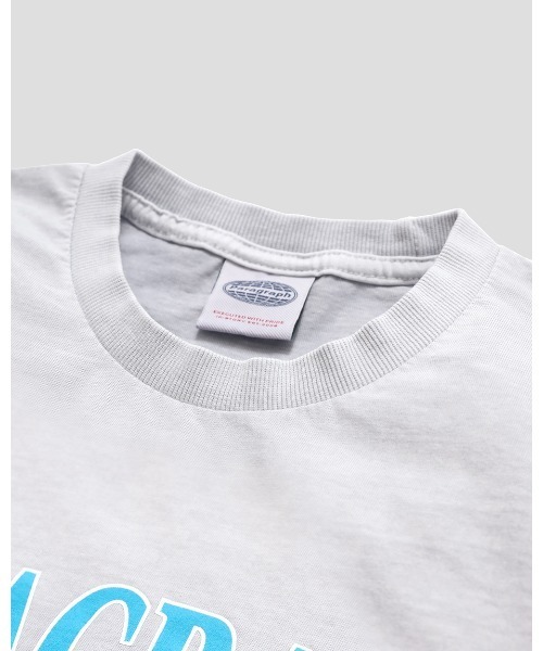 tシャツ A'GEM/9 × .kom「paragraph/パラグラフ」WONDER LAND DYING T SHIRT/ショルダーピグメント半袖カ Paragraph tシャツ A'GEM/9 × .kom「paragraph/パラグラフ