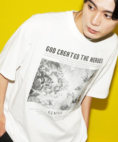 tシャツ シルキータッチビックシルエットマルチプリントTシャツ メンズ レディース | Beno | 06