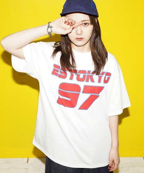 tシャツ シルキータッチビックシルエットマルチプリントTシャツ メンズ レディース | Beno | 08