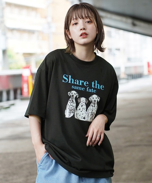 tシャツ シルキータッチビックシルエットマルチプリントTシャツ メンズ レディース | Beno | 10