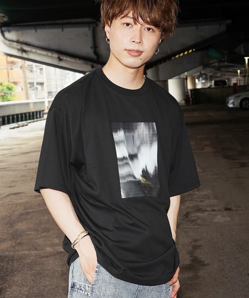 tシャツ シルキータッチビックシルエットマルチプリントTシャツ メンズ レディース | Beno | 12