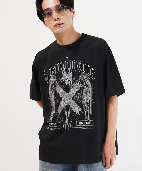 tシャツ シルキータッチビックシルエットマルチプリントTシャツ メンズ レディース | Beno | 13