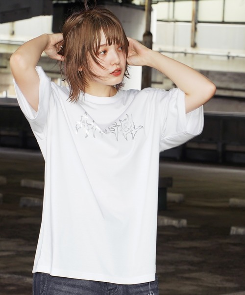 tシャツ シルキータッチビックシルエットマルチプリントTシャツ メンズ レディース | Beno | 17