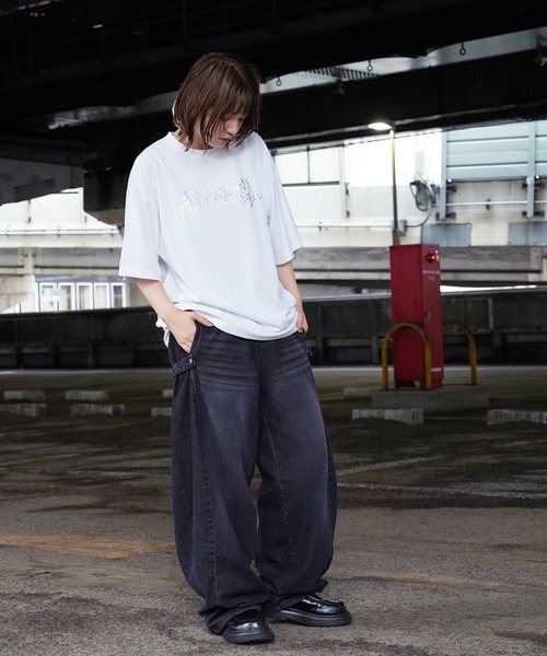 tシャツ シルキータッチビックシルエットマルチプリントTシャツ メンズ レディース | Beno | 19