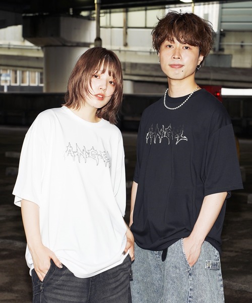 tシャツ シルキータッチビックシルエットマルチプリントTシャツ メンズ レディース | Beno | 20