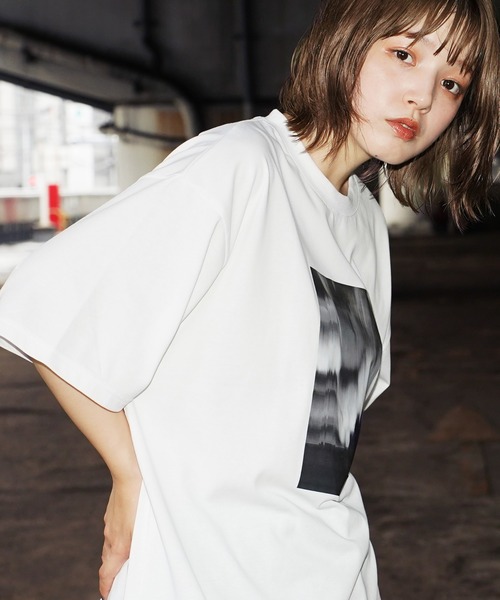 tシャツ シルキータッチビックシルエットマルチプリントTシャツ メンズ レディース | Beno | 29