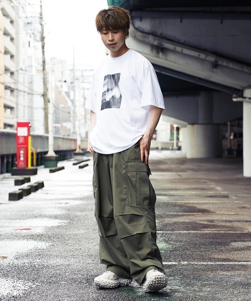 tシャツ シルキータッチビックシルエットマルチプリントTシャツ メンズ レディース | Beno | 33