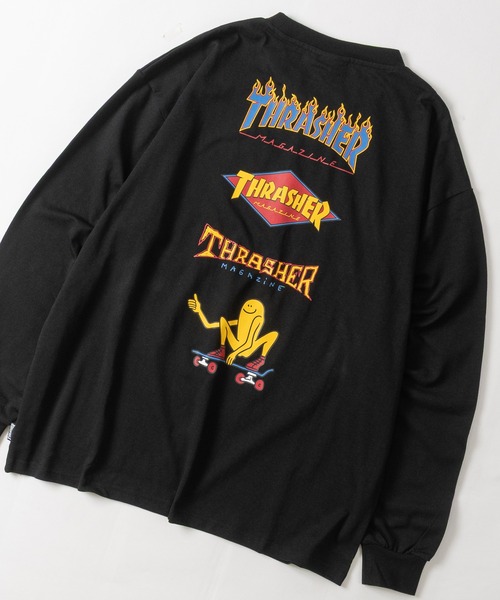 THRASHER（スラッシャー） tシャツ 「at」「THRASHER/スラッシャー」OE