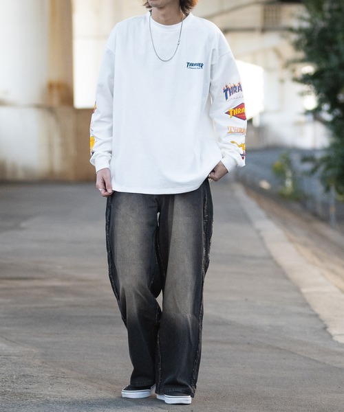 THRASHER tシャツ 「at」「25SS新柄追加」「THRASHER