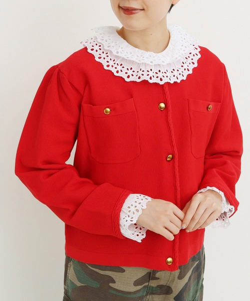 tシャツ ピグメントティアードプルオーバー レディース Dot＆Stripes CHILD WOMAN tシャツ 30/-天竺 ティアードコットン