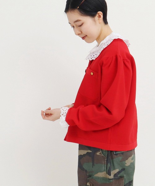 tシャツ ピグメントティアードプルオーバー レディース Dot＆Stripes CHILD WOMAN tシャツ 30/-天竺 ティアードコットン