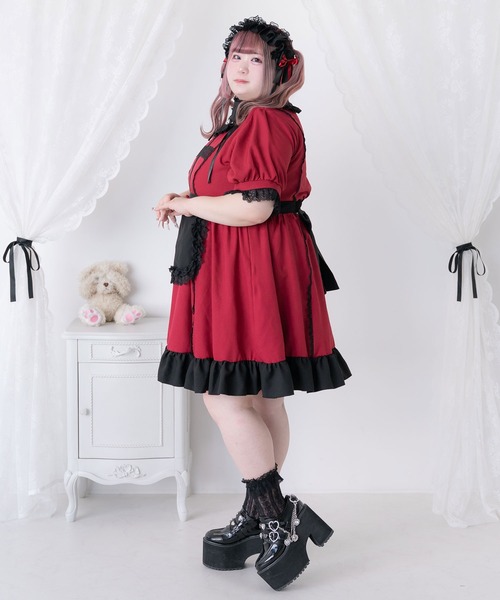 夢展望 [新品未使用] ナースメイドレースワンピース dearmylove まとめ買い】【送料無料】ナースメイドレースワンピース