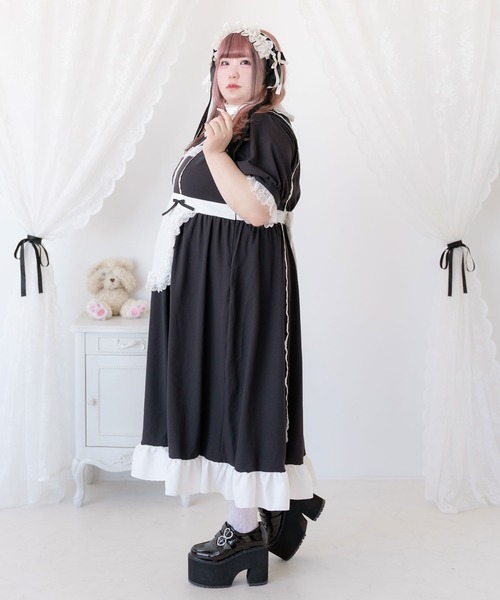 DearMyLoveWhip ワンピース ナースメイドレースワンピース