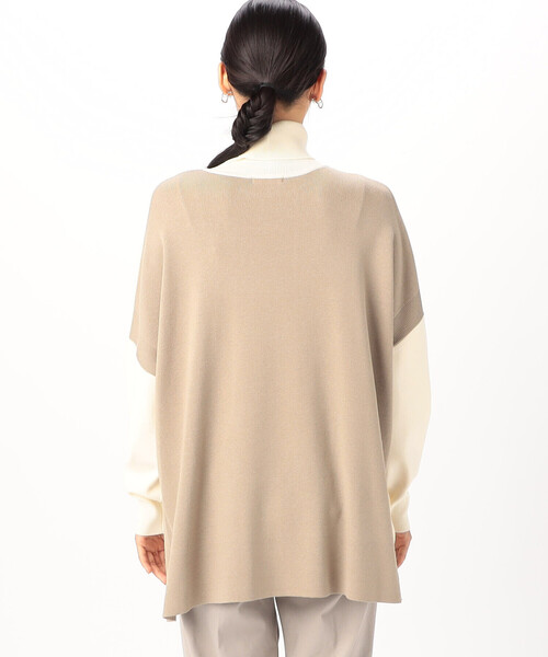 アイボリー ニット ONCILY × WISH FOR EVER 】 COLLAB DESIGN LOW-GAUGE KNIT