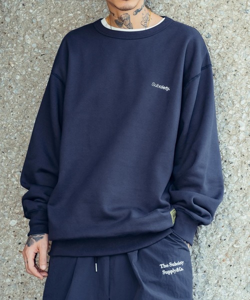 ★送料・関税込★CRITIC★SCOUT BEAR SWEATSHIR.T★スウェット★ Subciety トレーナー スウェット Trademark sweatshirt メンズ