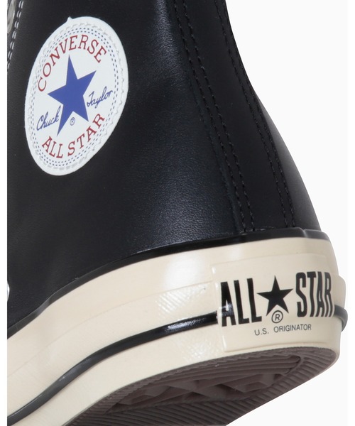 大人気★CONVERSE レザー オールスター US HI★UNISEX シンプル CONVERSE スニーカー LEATHER ALL STAR US HI / レザー