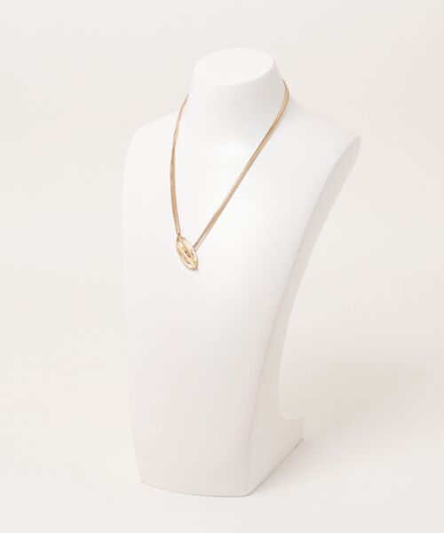 すぐお届け *DIESEL* dx1567710 ネックレス DX1567710 JEWEL Gold-Tone Stainless Steel Chain Necklace