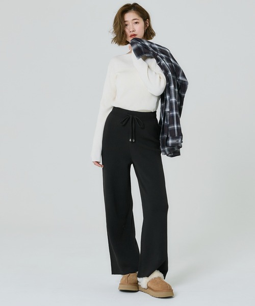 coca（コカ） パンツ イージーニットパンツ レディース : ZOZOTOWN