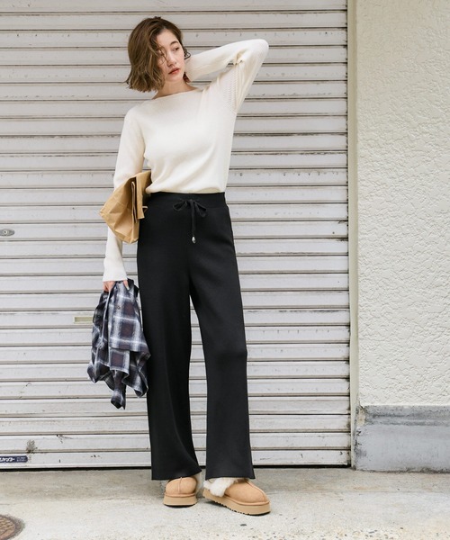 coca（コカ） パンツ イージーニットパンツ レディース : ZOZOTOWN