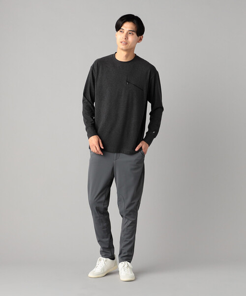 β MEN（ベータ・メン） tシャツ ファスナーポケット 長袖Tシャツ