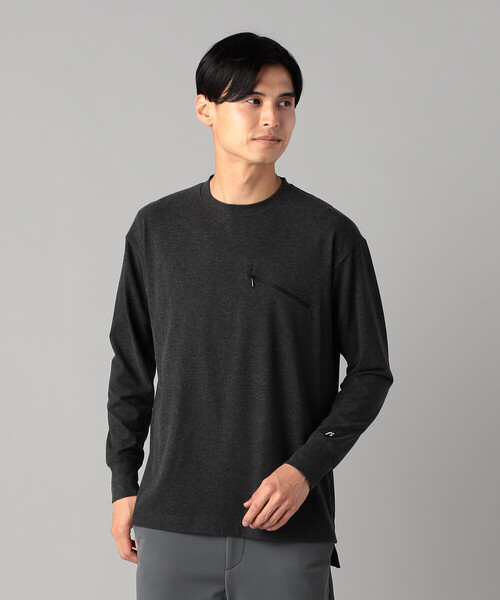 β MEN（ベータ・メン） tシャツ ファスナーポケット 長袖Tシャツ
