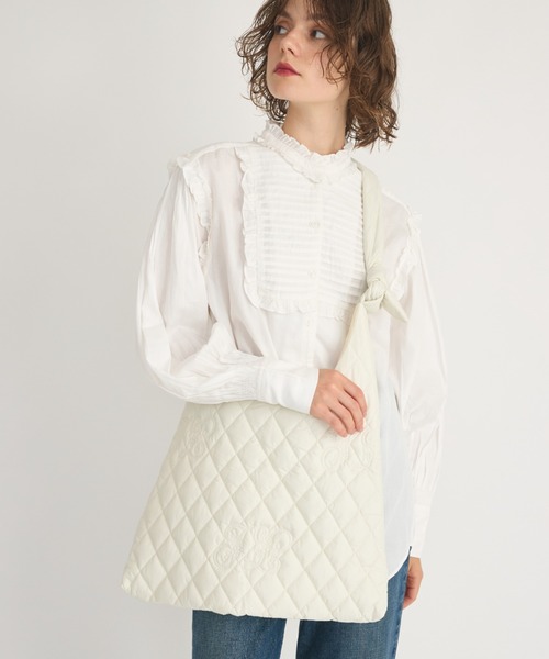 少し豊富な贈り物 crinkle トートバッグ 「crinkle crinkle」イニシャルキルト バッグ