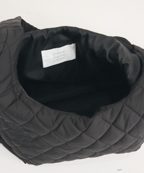 crinkle トートバッグ 「crinkle crinkle」イニシャルキルト