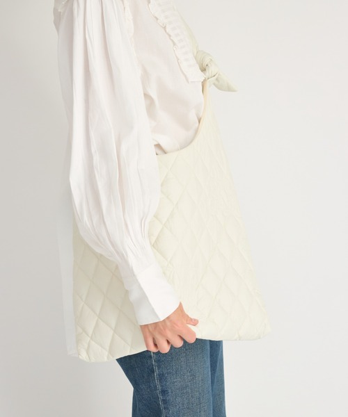 crinkle トートバッグ 「crinkle crinkle」イニシャルキルト