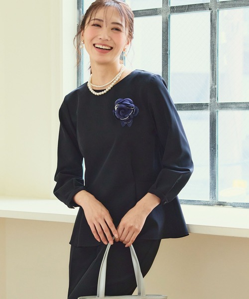 CROSS FUNCTION（クロスファンクション） ブラウス シャツ 「洗える